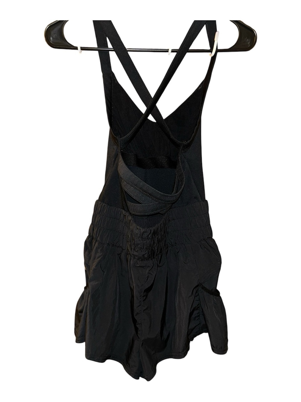 Free People Black womens One-Piece Jumper with Crossback Straps - Picture 3 of 4